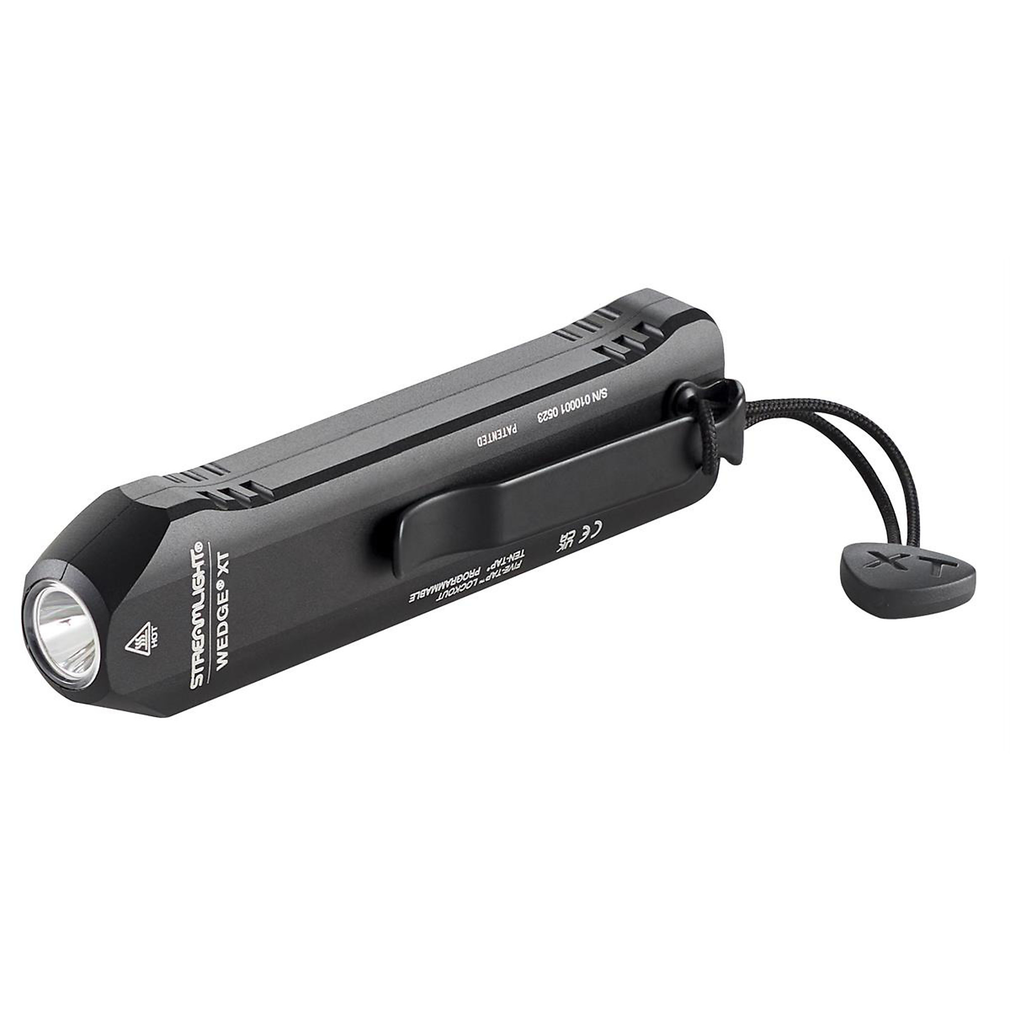 Streamlight Wedge XT Rechargeable EDC Flashlight — 500 Lumens, USB-C, Black, Model# STL88812